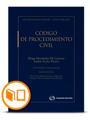 CÓDIGO DE PROCEDIMIENTO CIVIL 2019