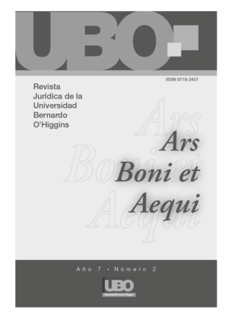 Ars Boni et Aequi – Revista Jurídica de la Universidad Bernardo O’Higgins VOL. 7, NÚM. 2 (2011)