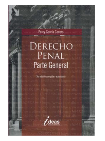 DERECHO PENAL Parte general tercera edición