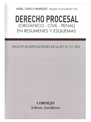 DERECHO PROCESAL (ORGÁNICO-CIVIL-PENAL) EN RESÚMENES Y ESQUEMAS