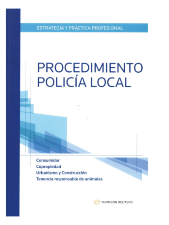Estrategia y Práctica Profesional. Procedimiento Policía Local.
