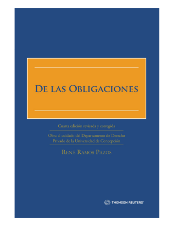 DE LAS OBLIGACIONES – René Ramos / Universidad de Concepción