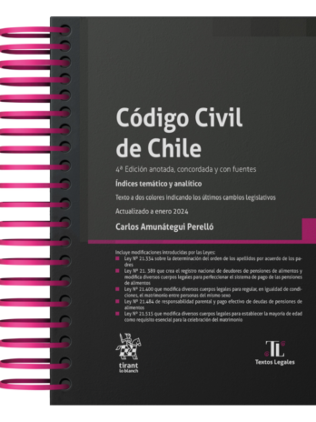 CÓDIGO CIVIL DE CHILE 2024- Tirant lo Blanch