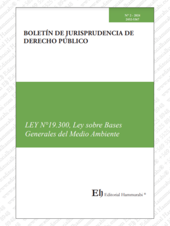 BOLETÍN DE JURISPRUDENCIA DE DERECHO PÚBLICO N°2. LEY N°19.300, LEY SOBRE BASES GENERALES DEL MEDIO AMBIENTE