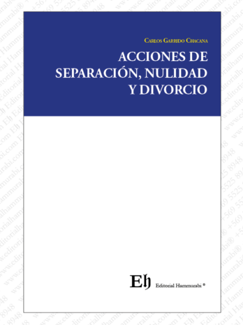 ACCIONES DE SEPARACIÓN, NULIDAD Y DIVORCIO