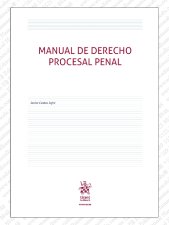 MANUAL DE DERECHO PROCESAL PENAL