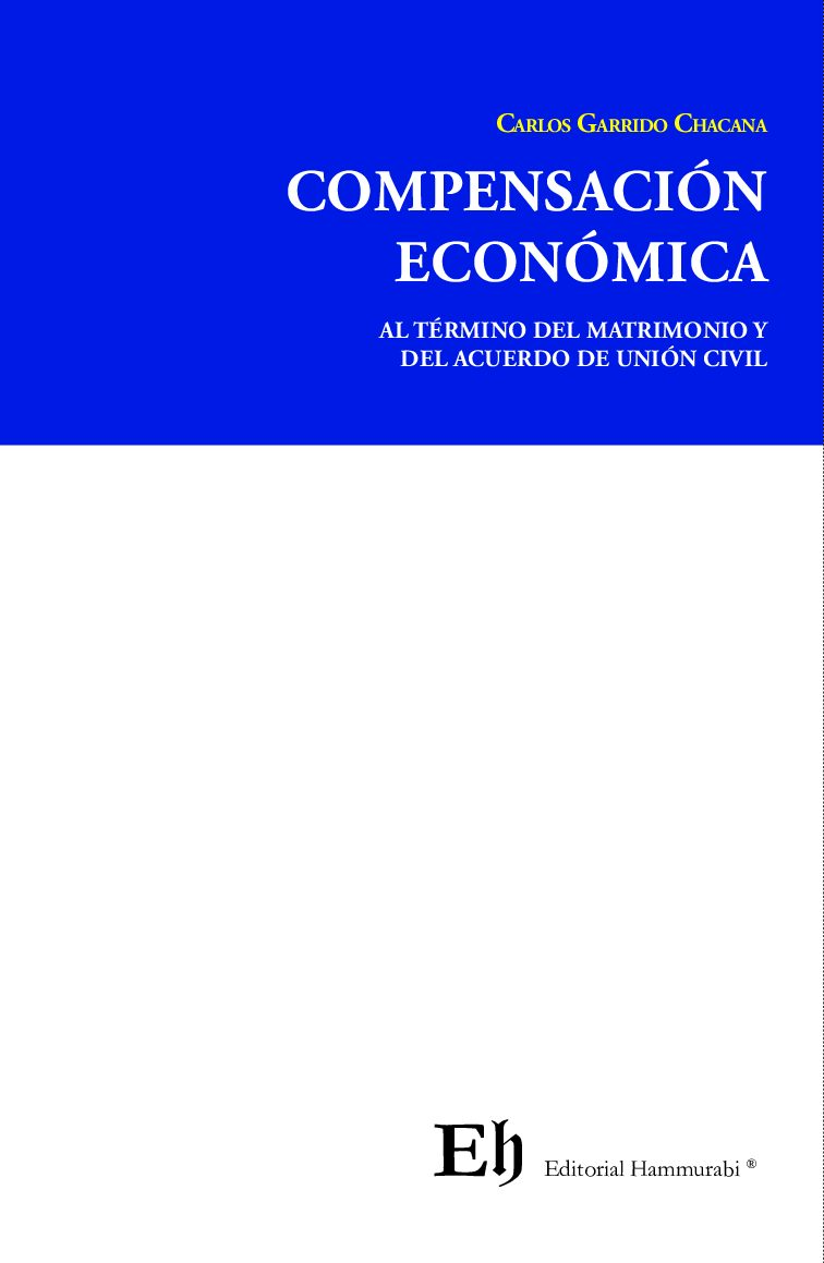 COMPENSACIÓN ECONÓMICA AL TÉRMINO DEL MATRIMONIO Y DEL ACUERDO DE UNIÓN CIVIL