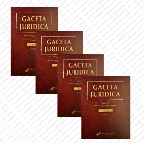GACETA JURIDICA - 4 tomos