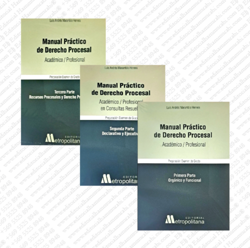 Manual Práctico de Derecho Procesal - Académico Profesional - 3 Tomos