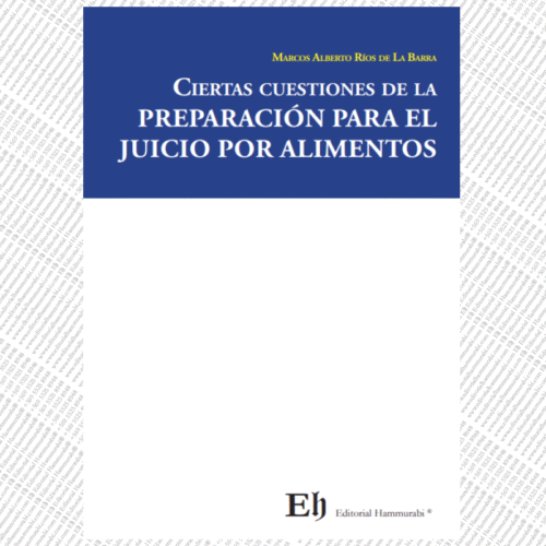 Ciertas Cuestiones de la PREPARACIÓN PARA EL JUICIO POR ALIMENTOS