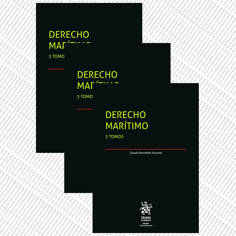 DERECHO MARÍTIMO 3 TOMOS