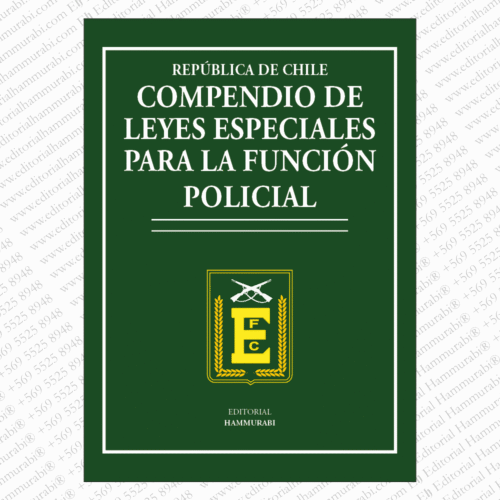 COMPENDIO DE LEYES ESPECIALES PARA LA FUNCIÓN POLICIAL 2025 (SOLO DIGITAL)