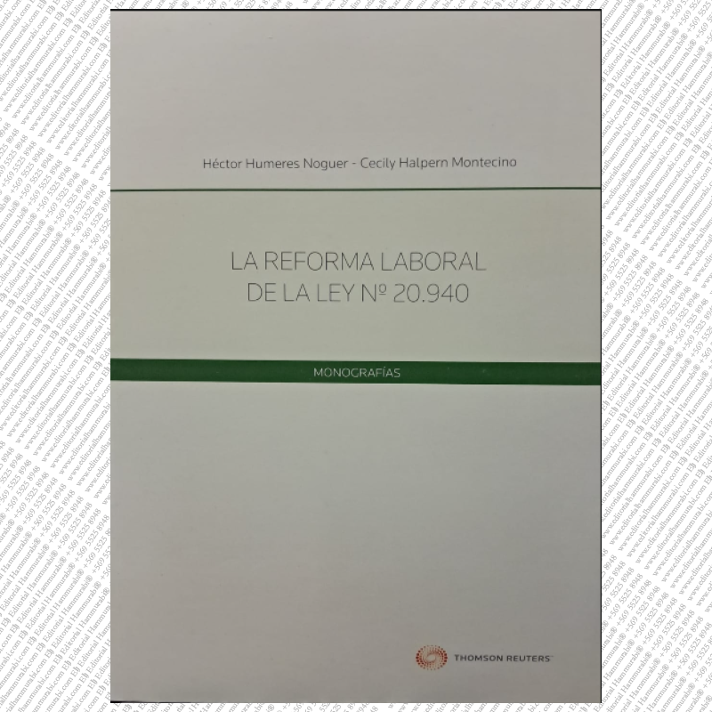 LA REFORMA LABORAL DE LA LEY N° 20.940