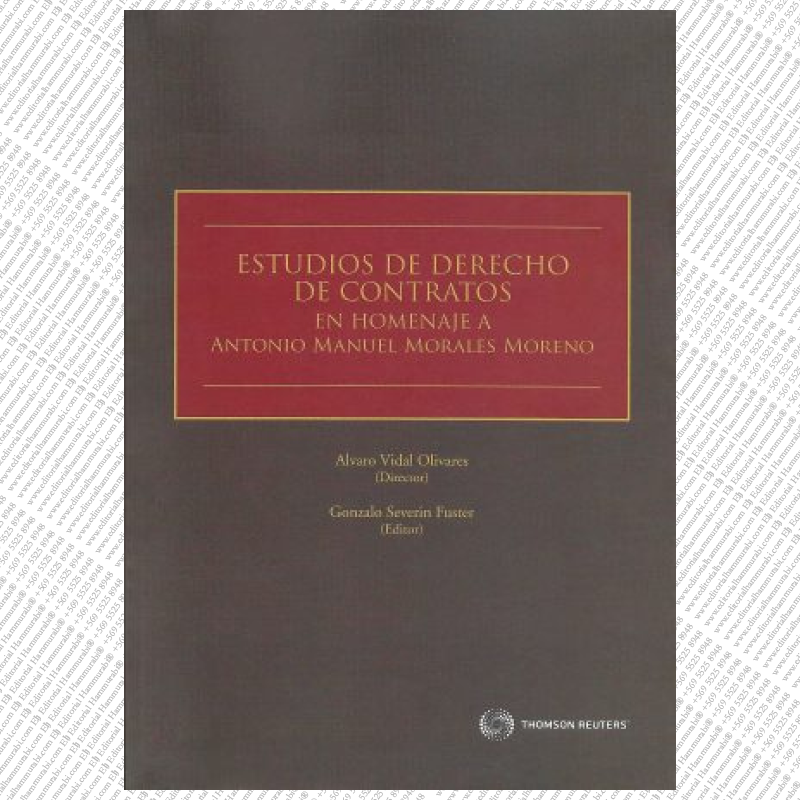 ESTUDIOS DE DERECHO DE CONTRATO EN HOMENAJE A ANTONIO MORALES