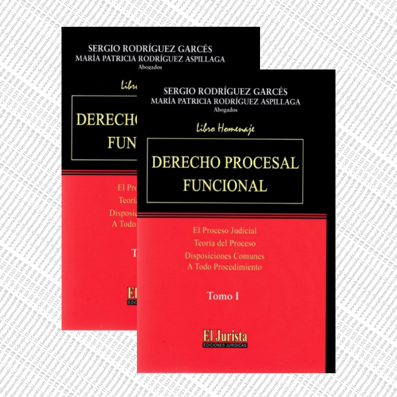 DERECHO PROCESAL FUNCIONAL 2 TOMOS