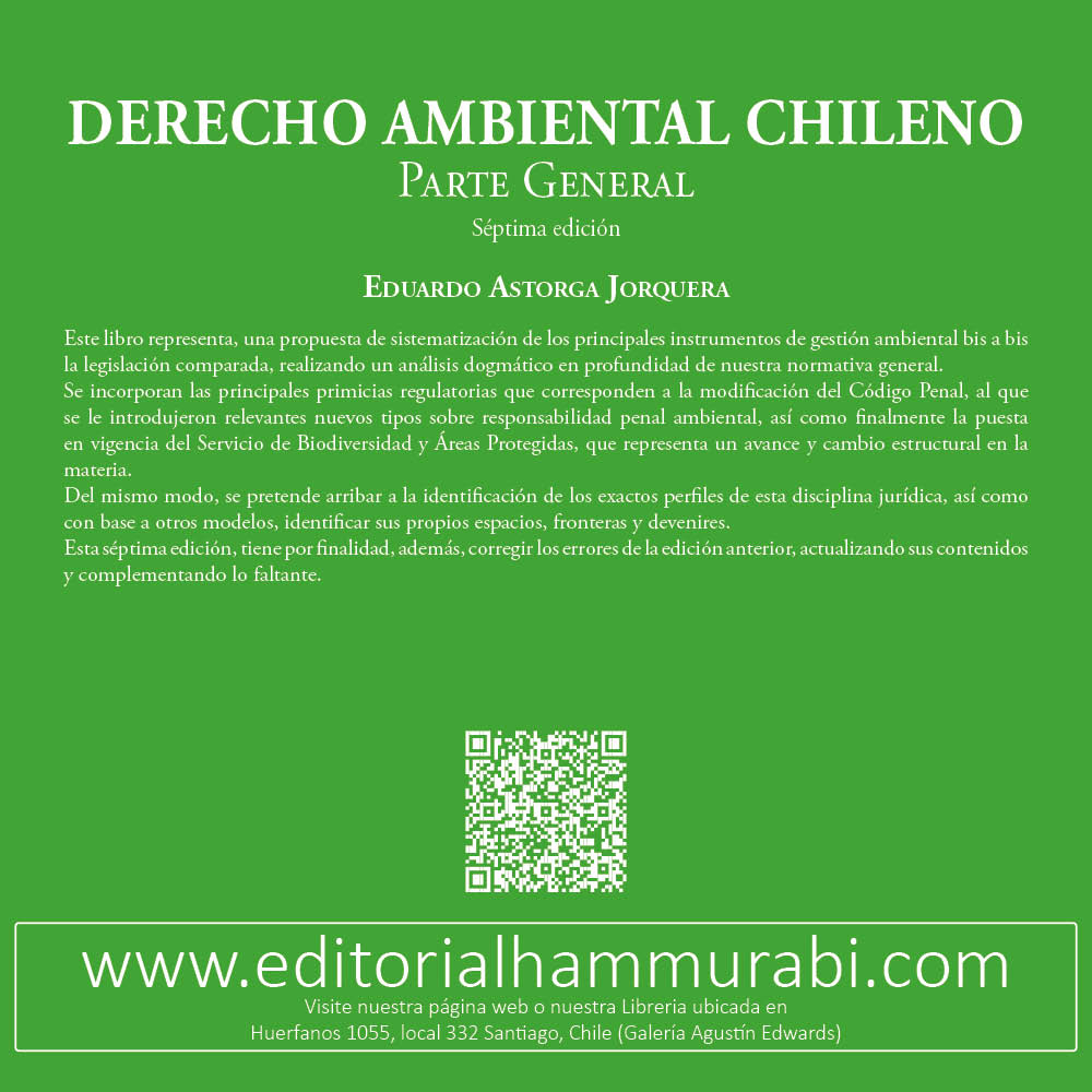 DERECHO AMBIENTAL CHILENO Parte General - Séptima edición - Imagen 2