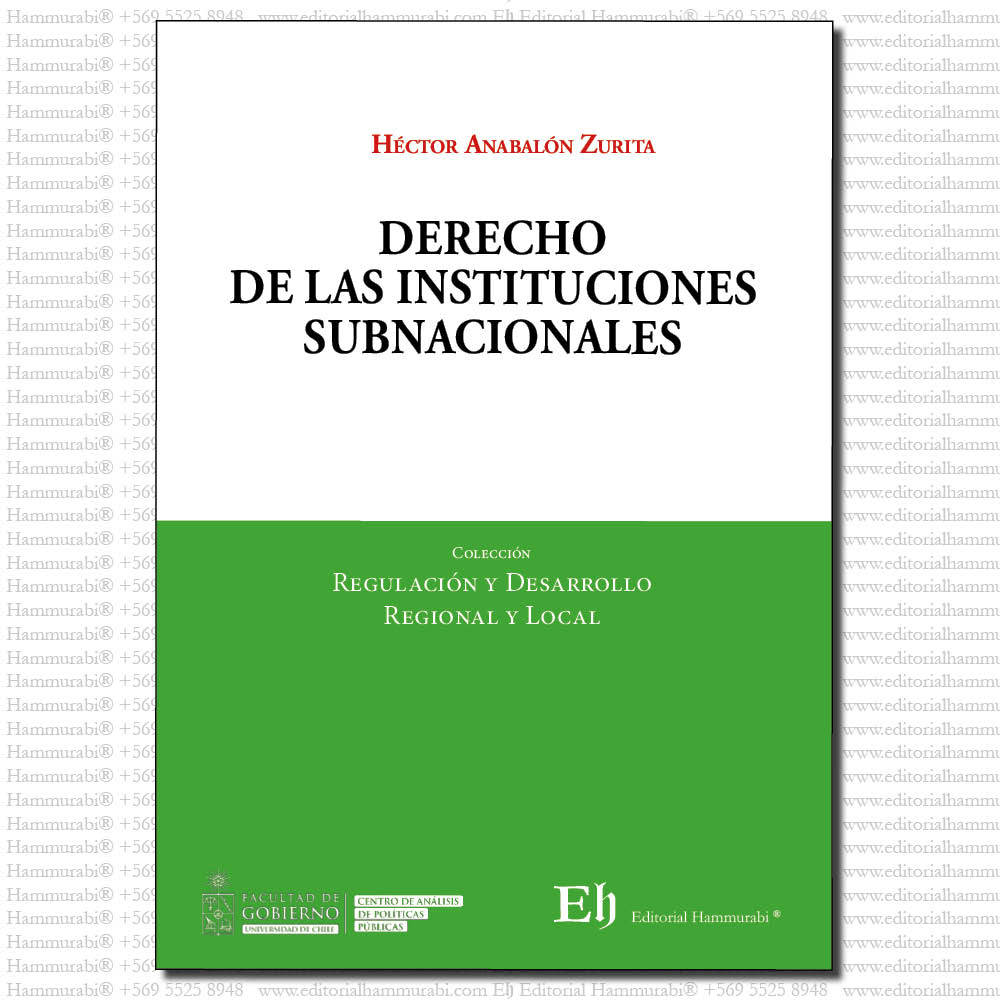 DERECHO DE LAS INSTITUCIONES SUBNACIONALES