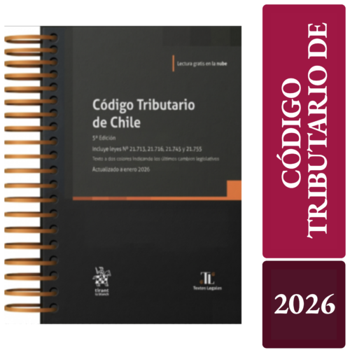 CÓDIGO TRIBUTARIO DE CHILE 2026- Tirant lo Blanch – edición anillada