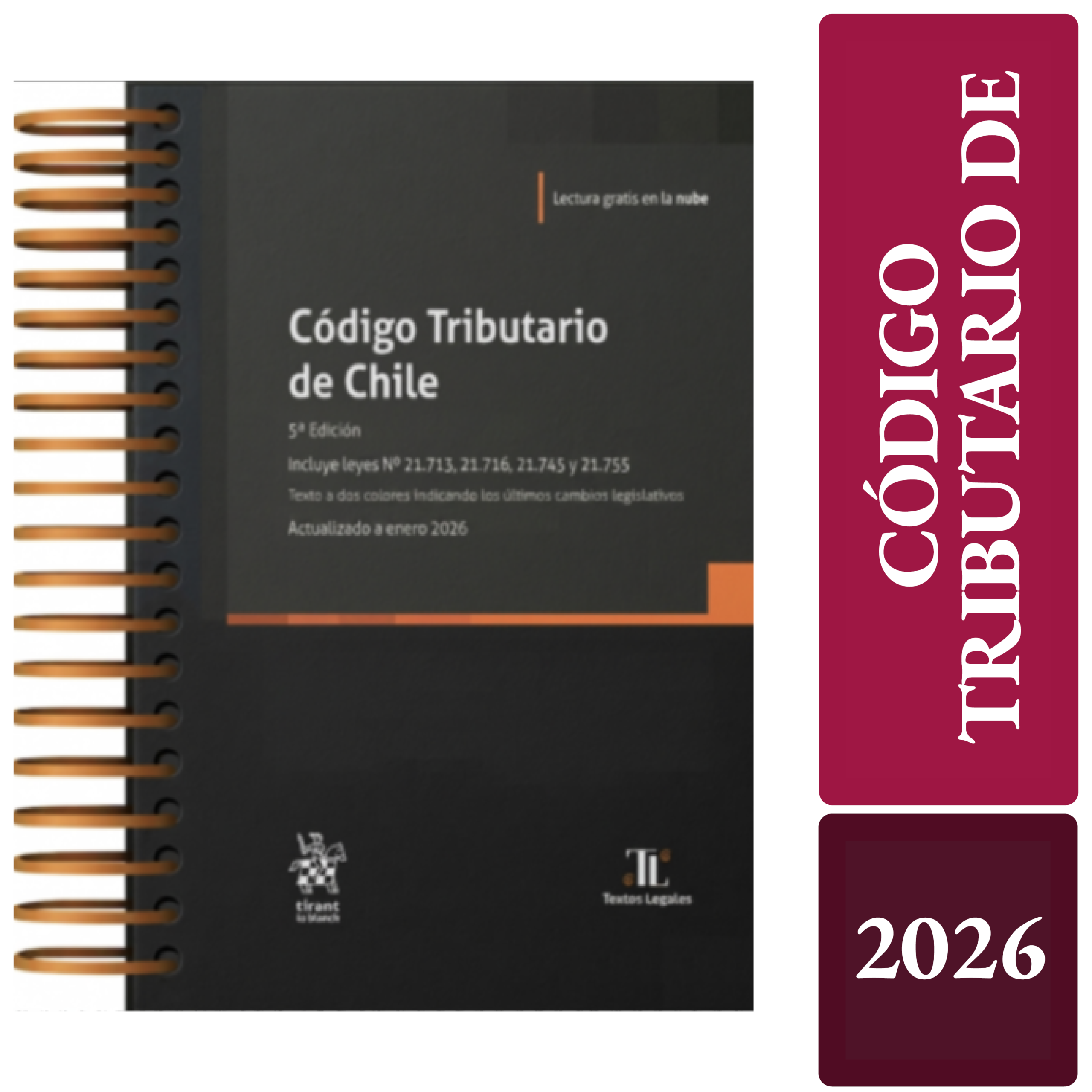 CÓDIGO TRIBUTARIO DE CHILE 2026- Tirant lo Blanch – edición anillada