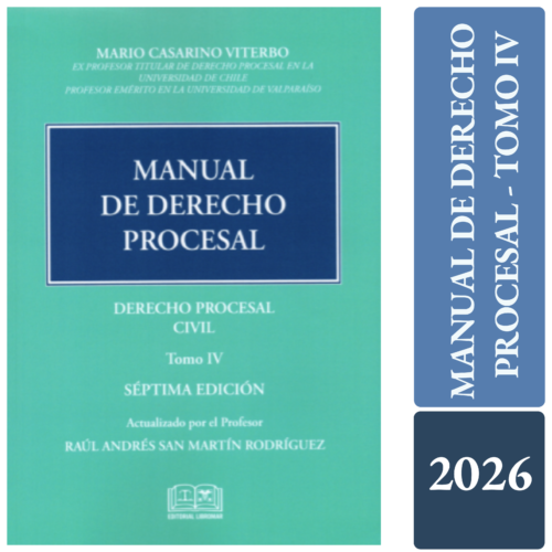 MANUAL DE DERECHO PROCESAL - Tomo IV - derecho procesal civil