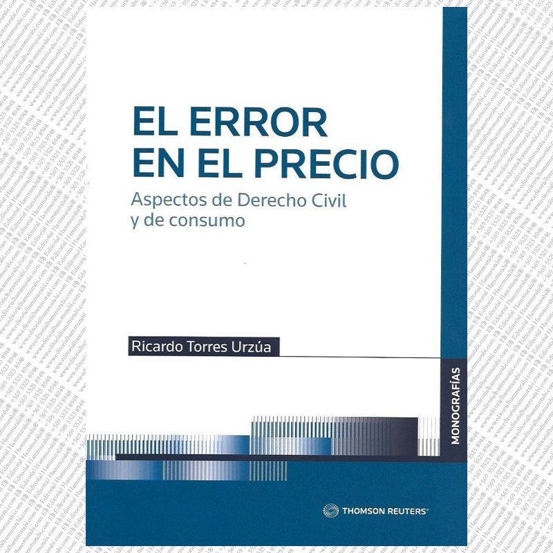 EL ERROR EN EL PRECIO, Aspectos de Derecho Civil y de Consumo