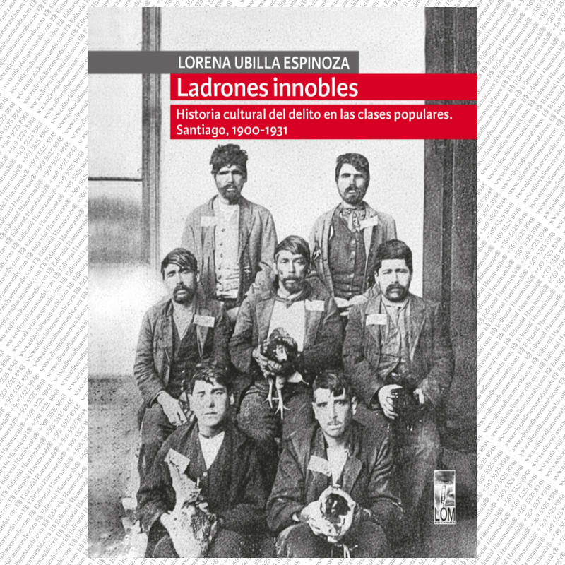 LADRONES INNOBLES. Historia cultural del delito en las clases populares. Santiago, 1900-1931