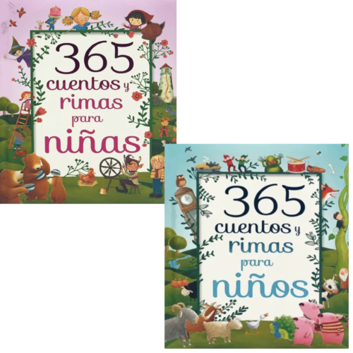 PACK - 365 CUENTOS Y RIMAS - niños y niñas