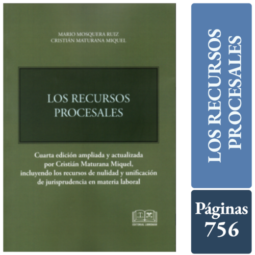 LOS RECURSOS PROCESALES, 4°edición - Cuarta edición ampliada y actualizada