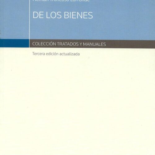 DE LOS BIENES 3ra Edición