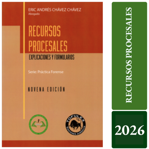 RECURSOS PROCESALES - EXPLICACIONES Y FORMULARIOS (9a Edición) - INCLUYE LEY 21.394
